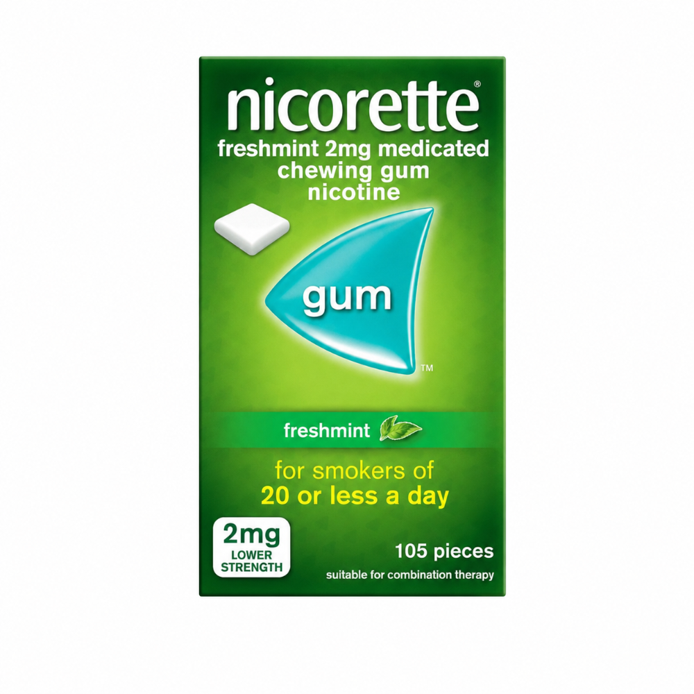 Nicorette Freshmint 2mg Gum -105 Pack