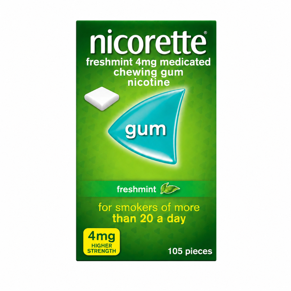 Nicorette Freshmint 4mg Gum - 105 Pack
