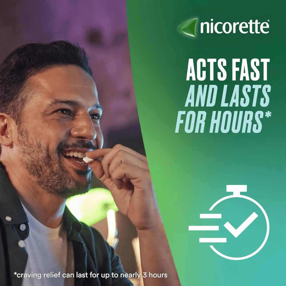 Nicorette Freshmint 4mg Gum - 30 or 105 Pack