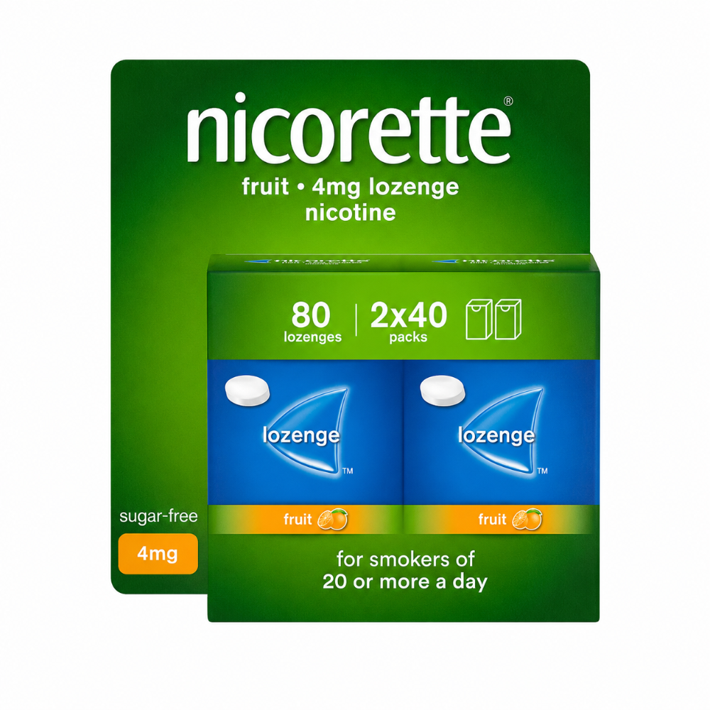 Nicorette Fruit Lozenge 4mg - 80 Pack