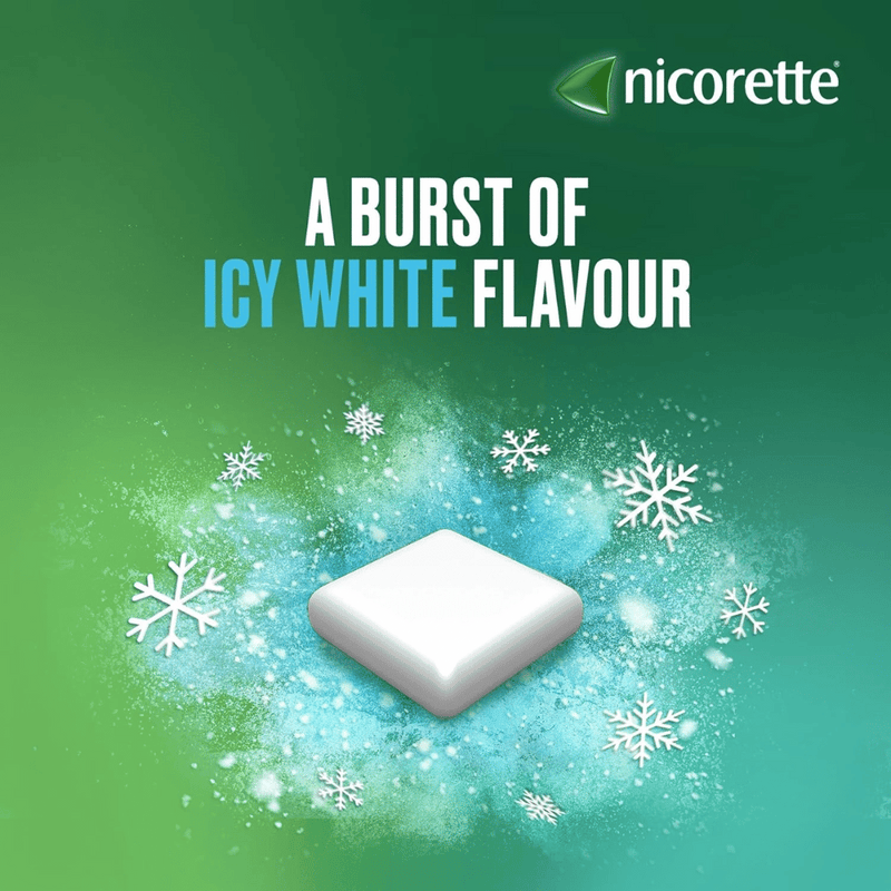 Nicorette Icy White Gum 2mg - 30/210 Pack