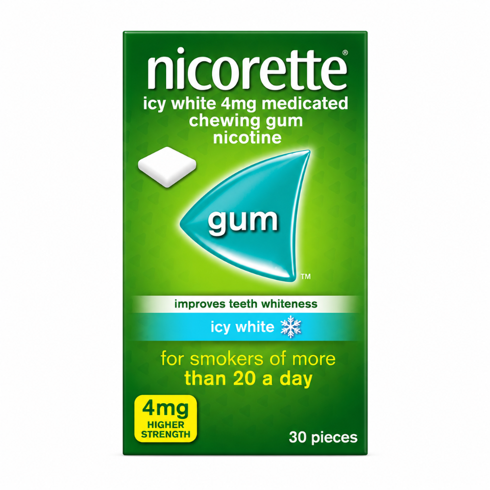 Nicorette Icy White Gum 4mg - 30Рack