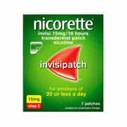 Nicorette Invisi 15mg Step 2 Patches 7 Pack