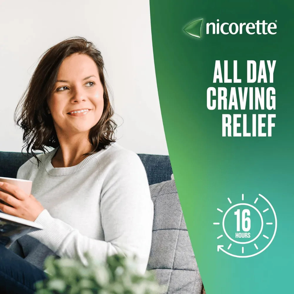 Nicorette Invisi Extra Strength 25mg Step 1 Patches 7/14 Pack
