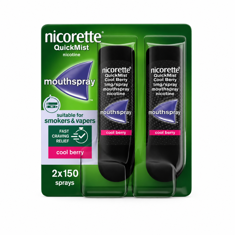 Nicorette QuickMist Berry 1mg/Spray - Double Pack