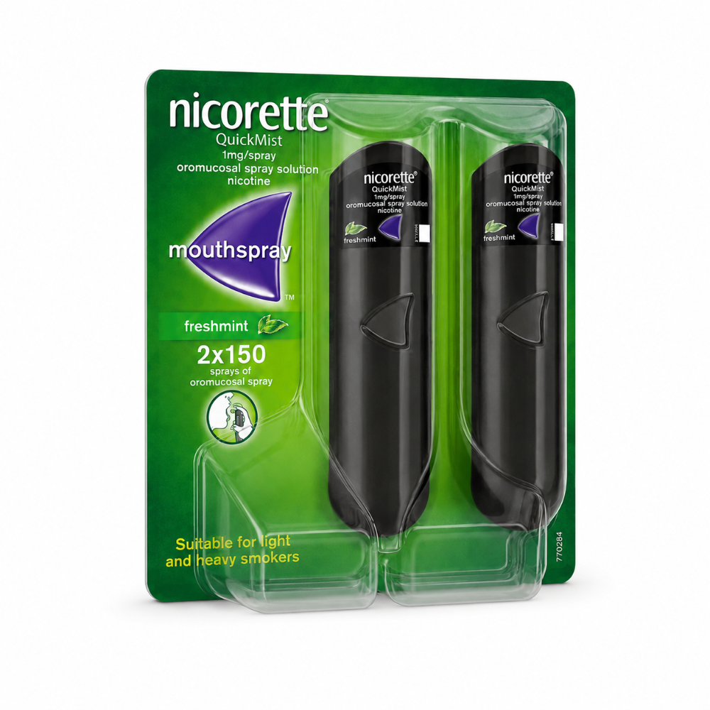Nicorette QuickMist Freshmint 1mg/Spray - Double Pack