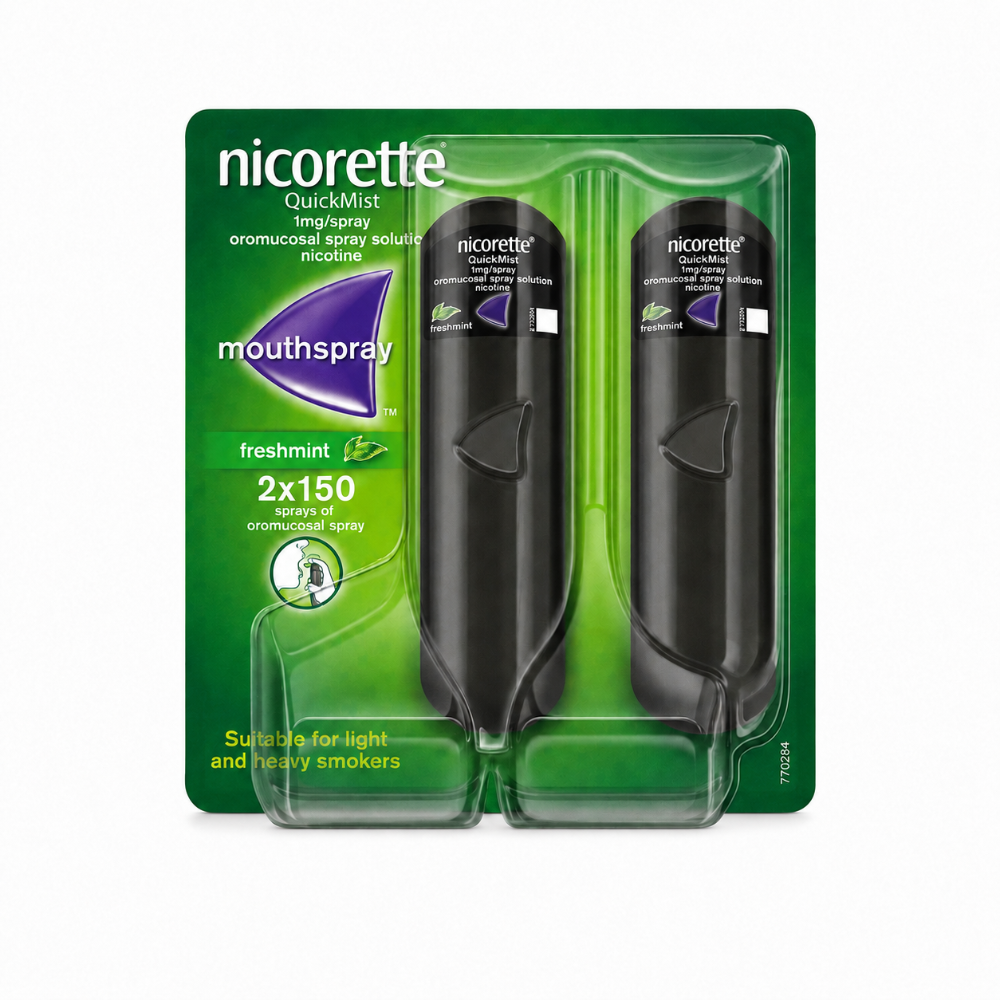 Nicorette QuickMist Freshmint 1mg/Spray - Double Pack