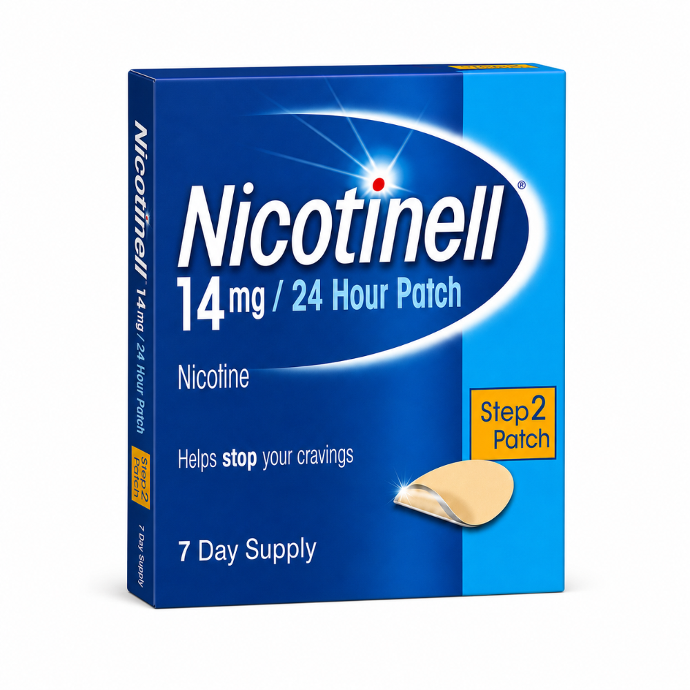 Nicotinell 14mg Step 2 Patch - 7 Pack