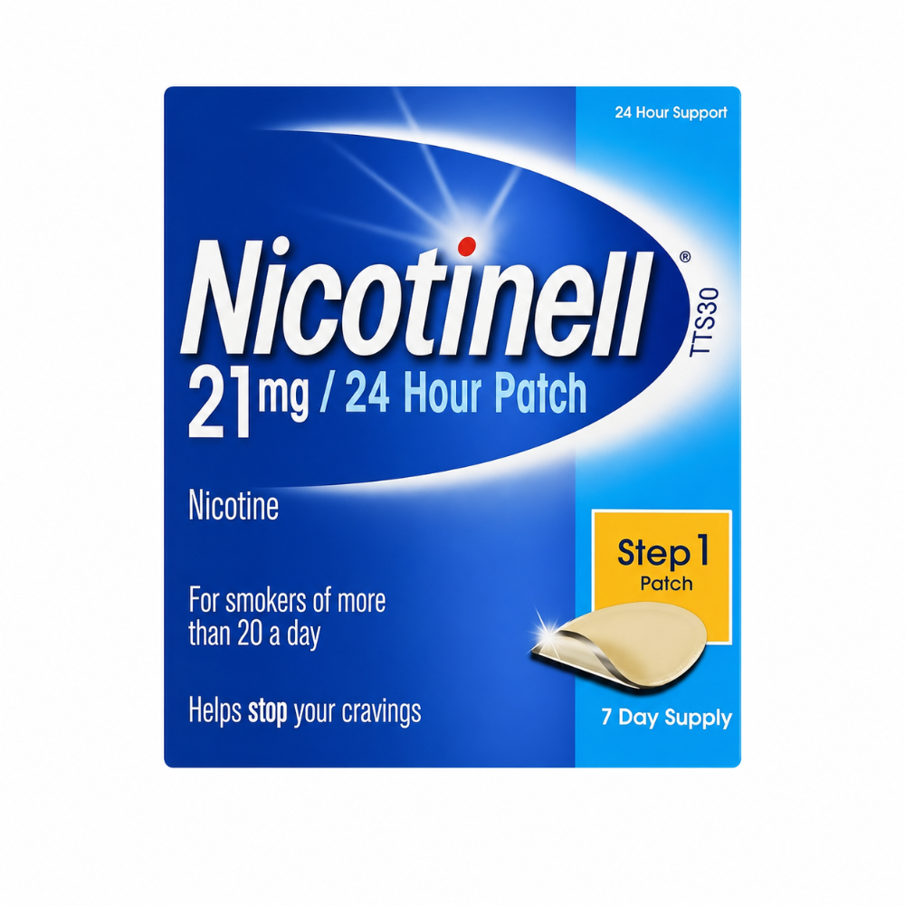 Nicotinell 21mg Step 1 Patch - 7 Pack