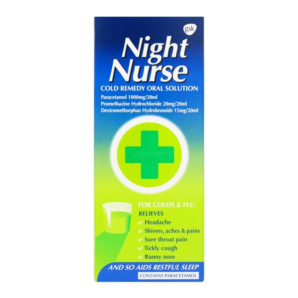 Night Nurse Cold & Flu Liquid - 160ml
