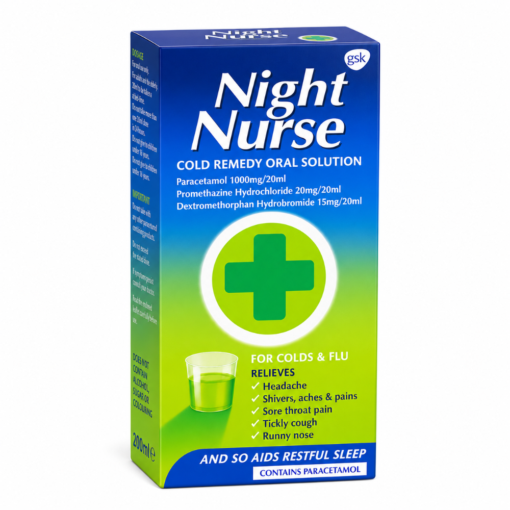 Night Nurse Cold & Flu Liquid - 160ml