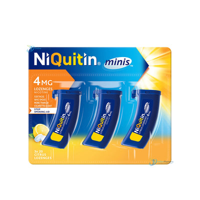Niquitin Mini 4mg Citrus Lozenges - 60 Pack
