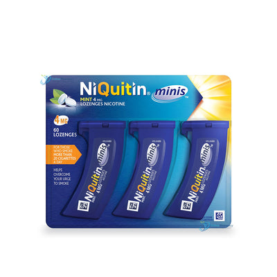 Niquitin Mini 4mg Mint Lozenges - 60 / 100 Pack