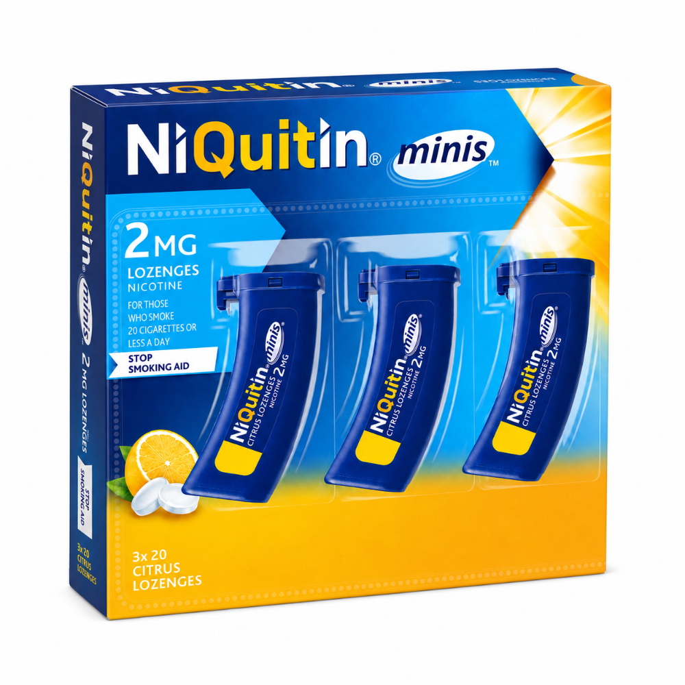 Niquitin Mini 2mg Citrus Lozenges - 60 Pack