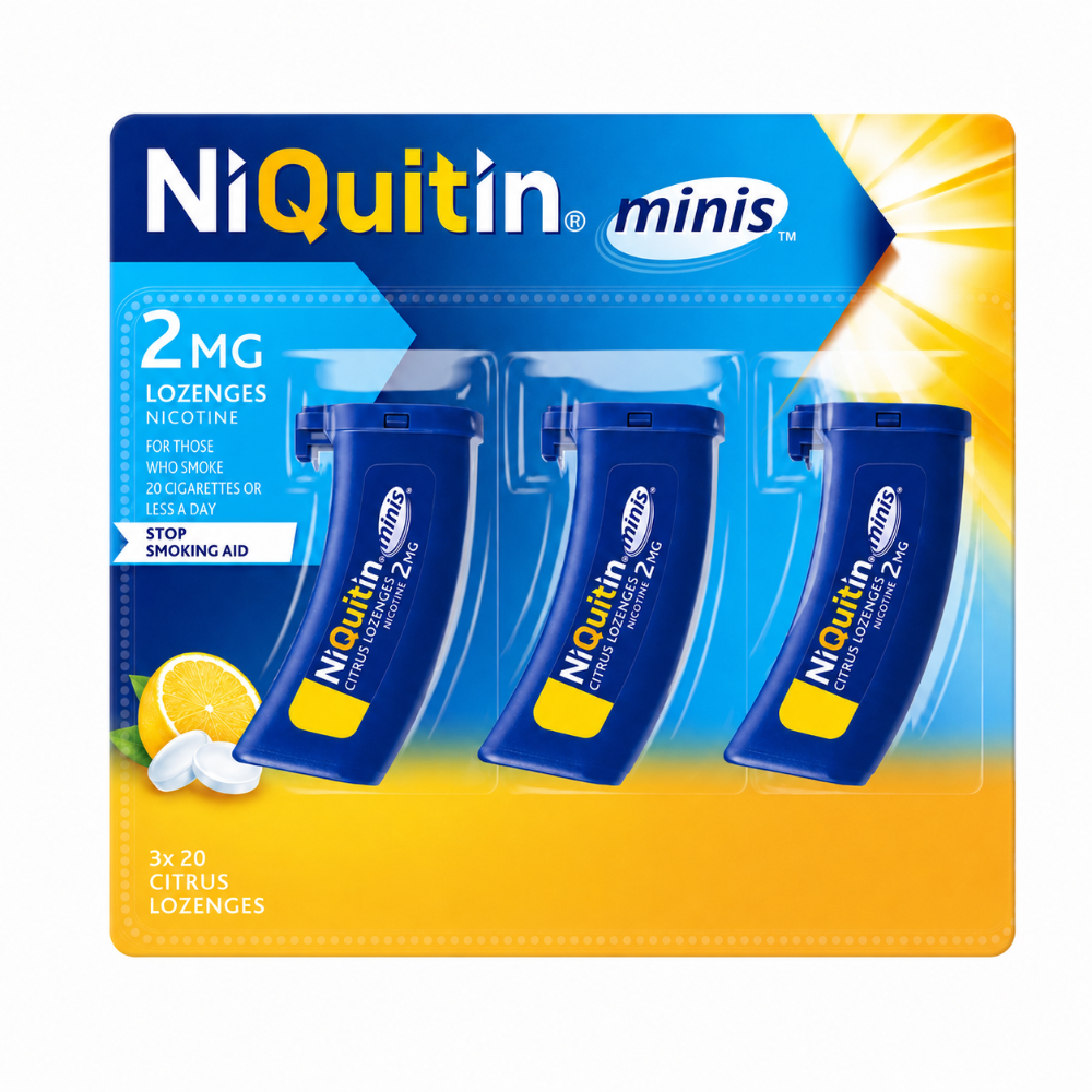 Niquitin Mini 2mg Citrus Lozenges - 60 Pack