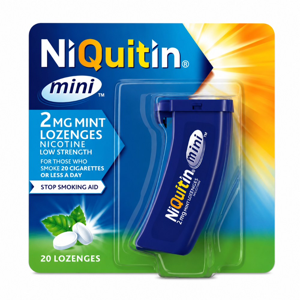 Niquitin Mini 2mg Mint Lozenges - 20 Pack