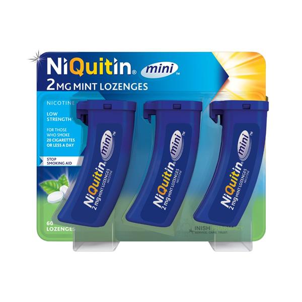 Niquitin Mini 2mg Mint Lozenges - 20 / 60 / 100 Pack