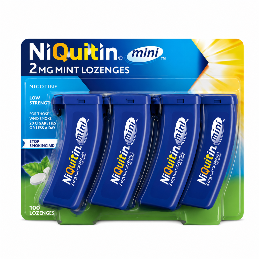 Niquitin Mini 2mg Mint Lozenges 100 Pack