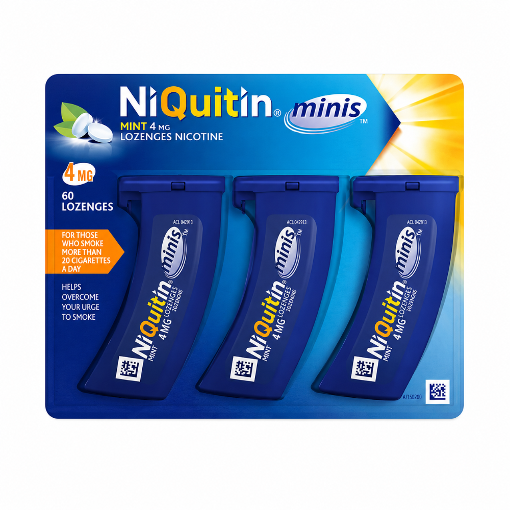 Niquitin Mini 4mg Mint Lozenges - 60 Pack