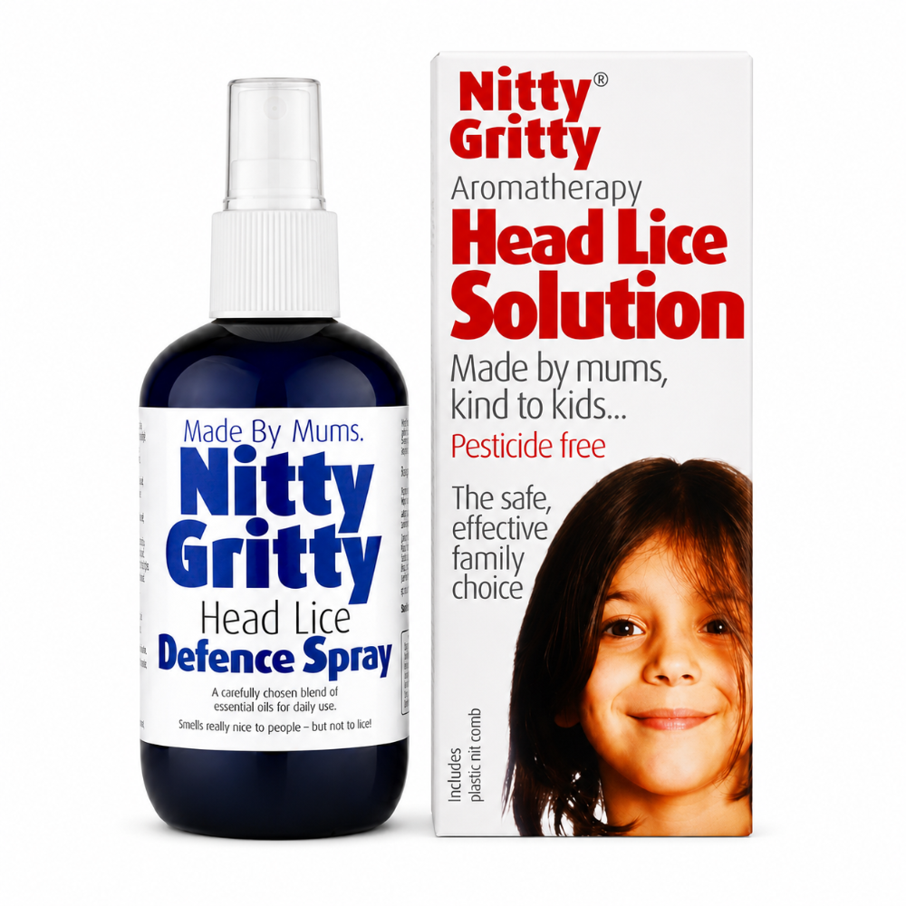 Nitty Gritty Head Lice Solution & Defence Spray Bundle