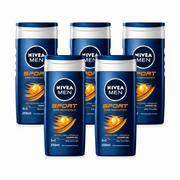 Nivea Shower Men Sport Gel - 5 Pack