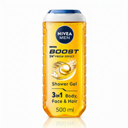 Nivea Men Boost 3in1 Shower Gel - 500ml