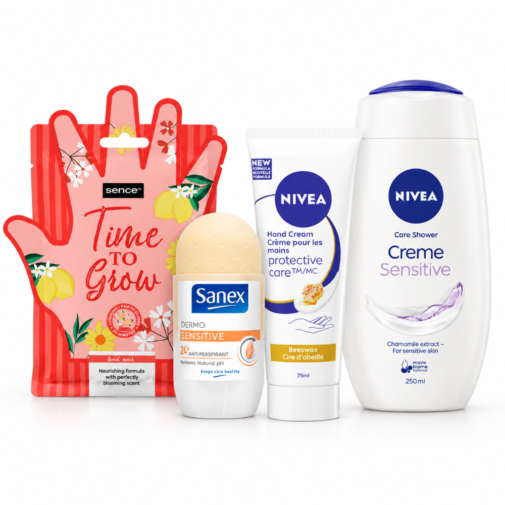 Nivea & Sanex Hand and Body Care Bundle