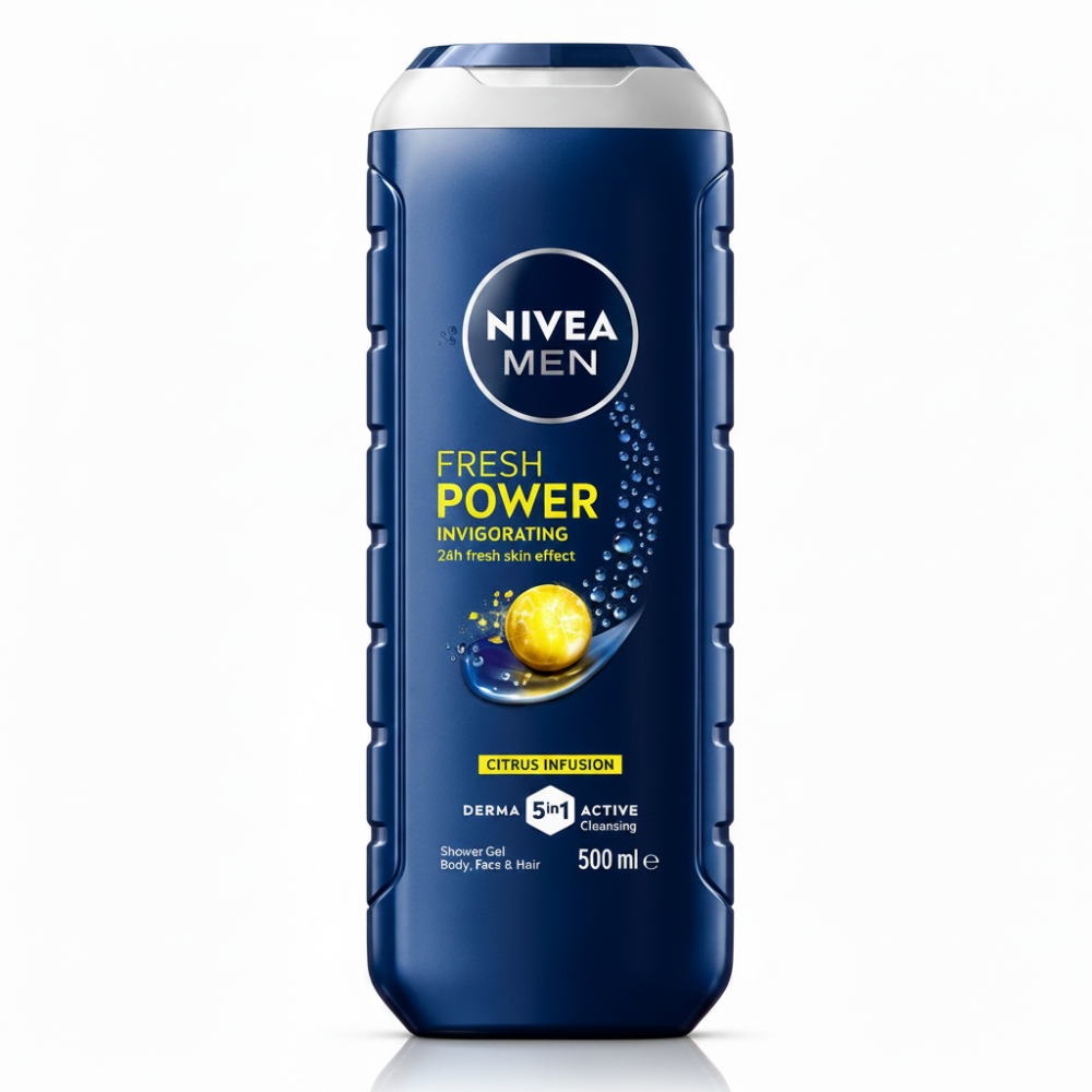 Nivea Shower Men Power Fresh Gel - 500ml