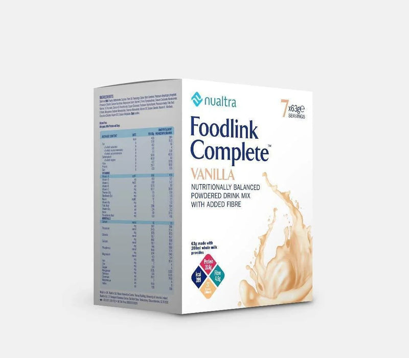 Nualtra Foodlink Complete Vanilla 7 x 63g