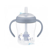 Nuk Perfect Match Learner Bottle With Straw Blue Penguin (8 Months +) - 150ml