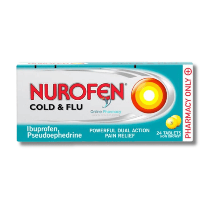 Nurofen Cold & Flu 200mg/30mg Film Coated Tablets - 12/24 Pack