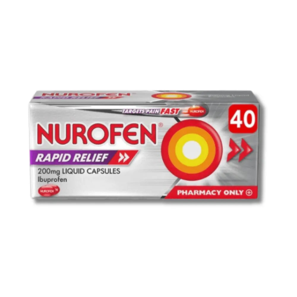 Nurofen Rapid Relief 200mg Liquid Capsules - 24 Pack