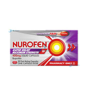 Nurofen Rapid Relief 400mg Max Strength Liquid Capsules - 20 Pack