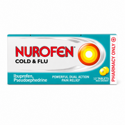 Nurofen Cold & Flu 200mg/30mg Film Coated Tablets - 12 Pack