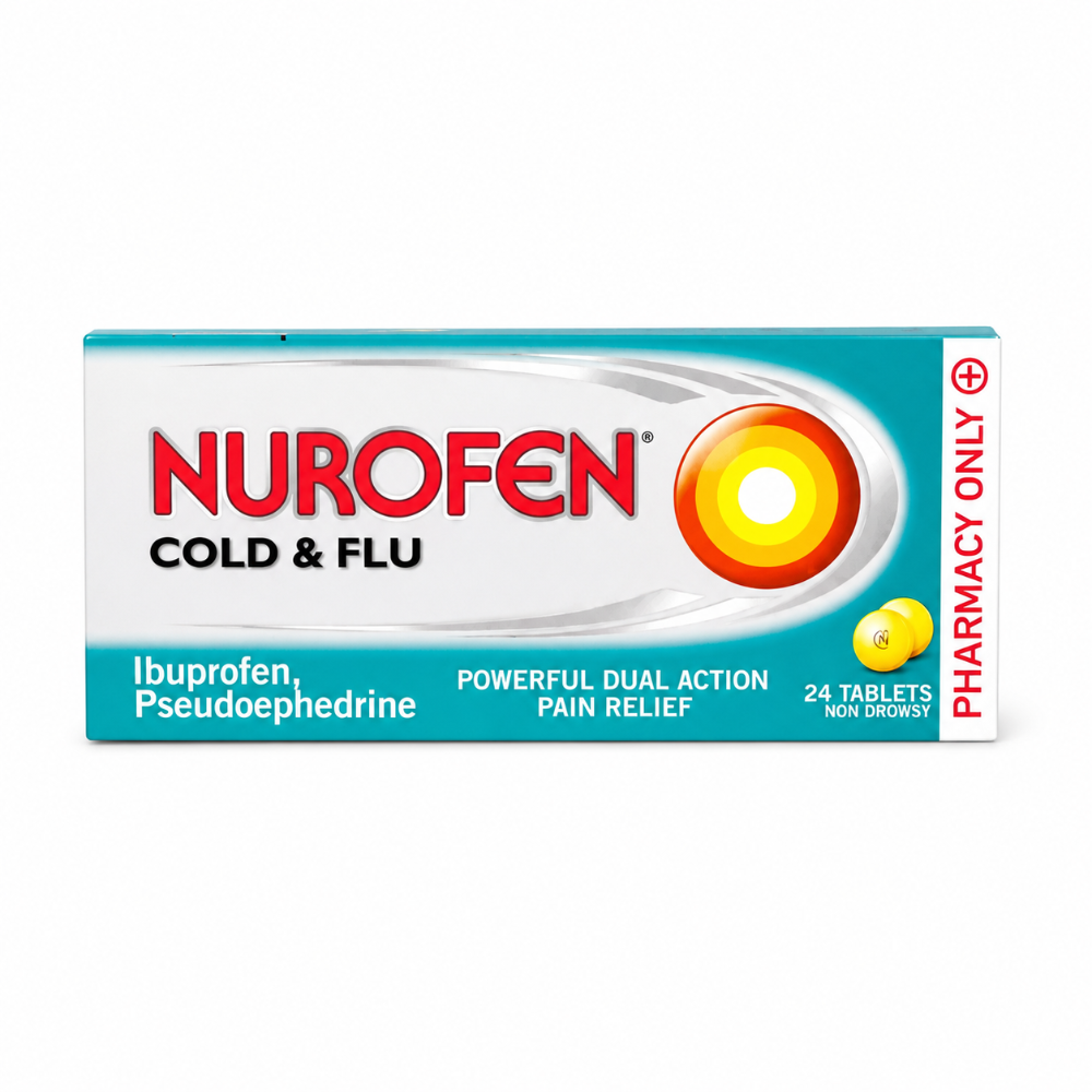 Nurofen Cold & Flu 200mg/30mg Film Coated Tablets - 24 Pack