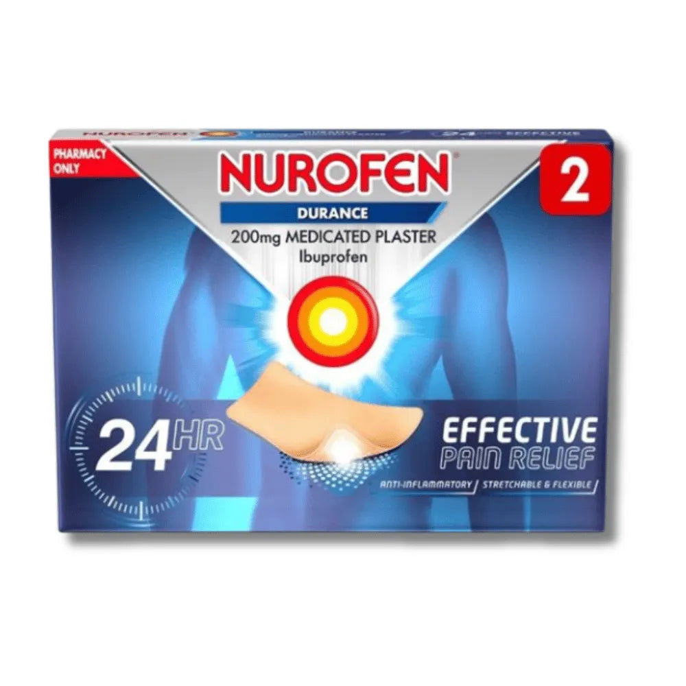 Nurofen Durance Ibuprofen 200g Medicated Plaster - 2/4 Pack