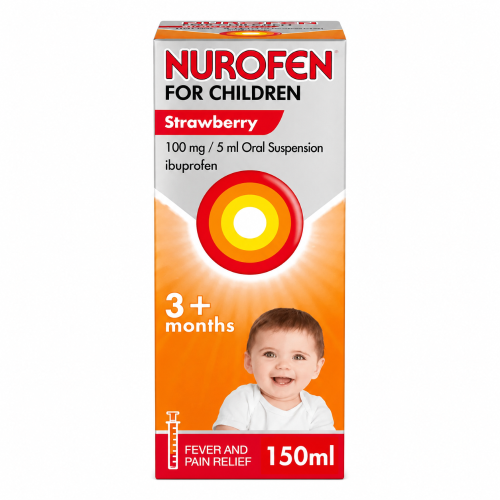Nurofen For Children 3m+ Strawberry Suspension - 150ml 