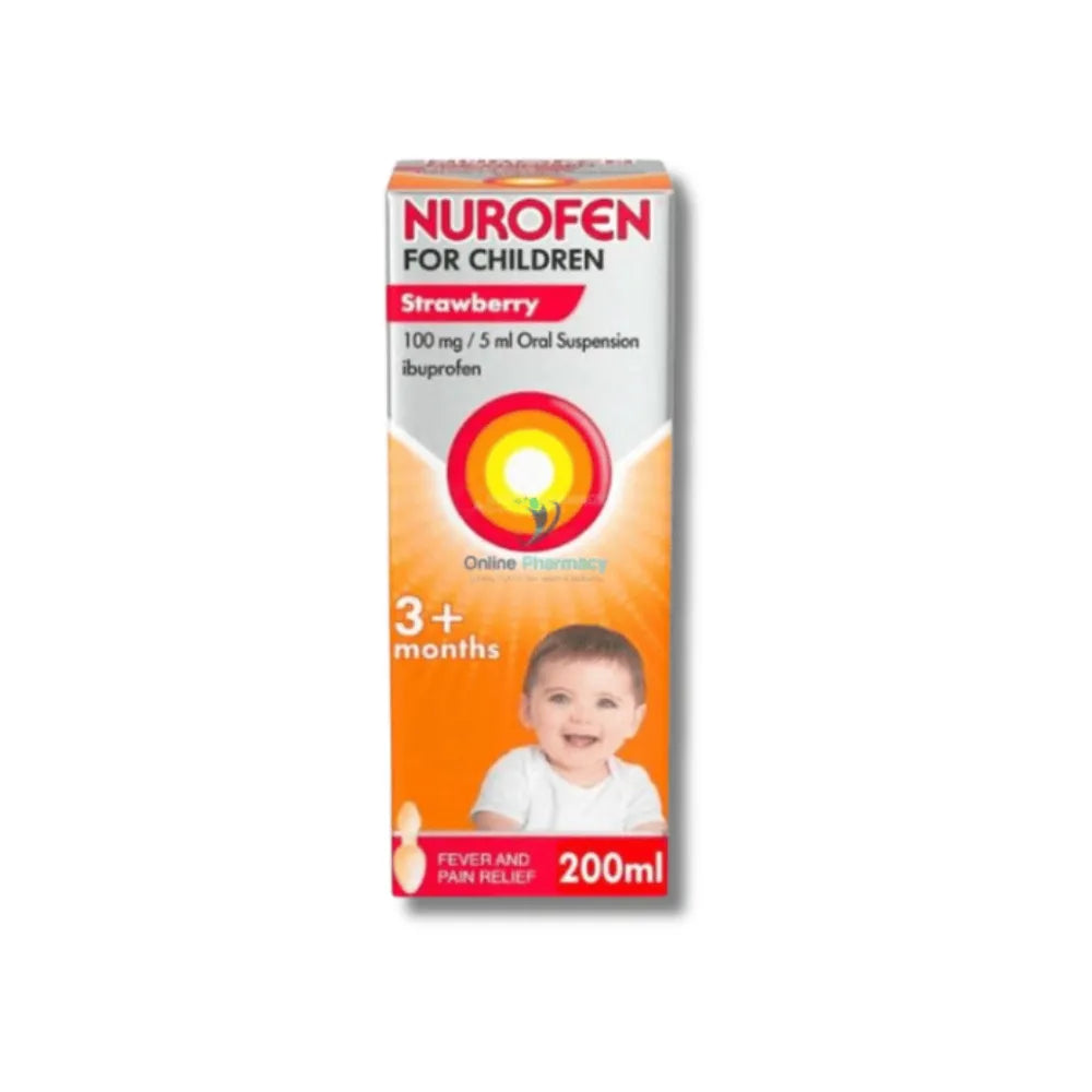 Nurofen For Children 3m+ Strawberry Suspension - 150ml / 200ml