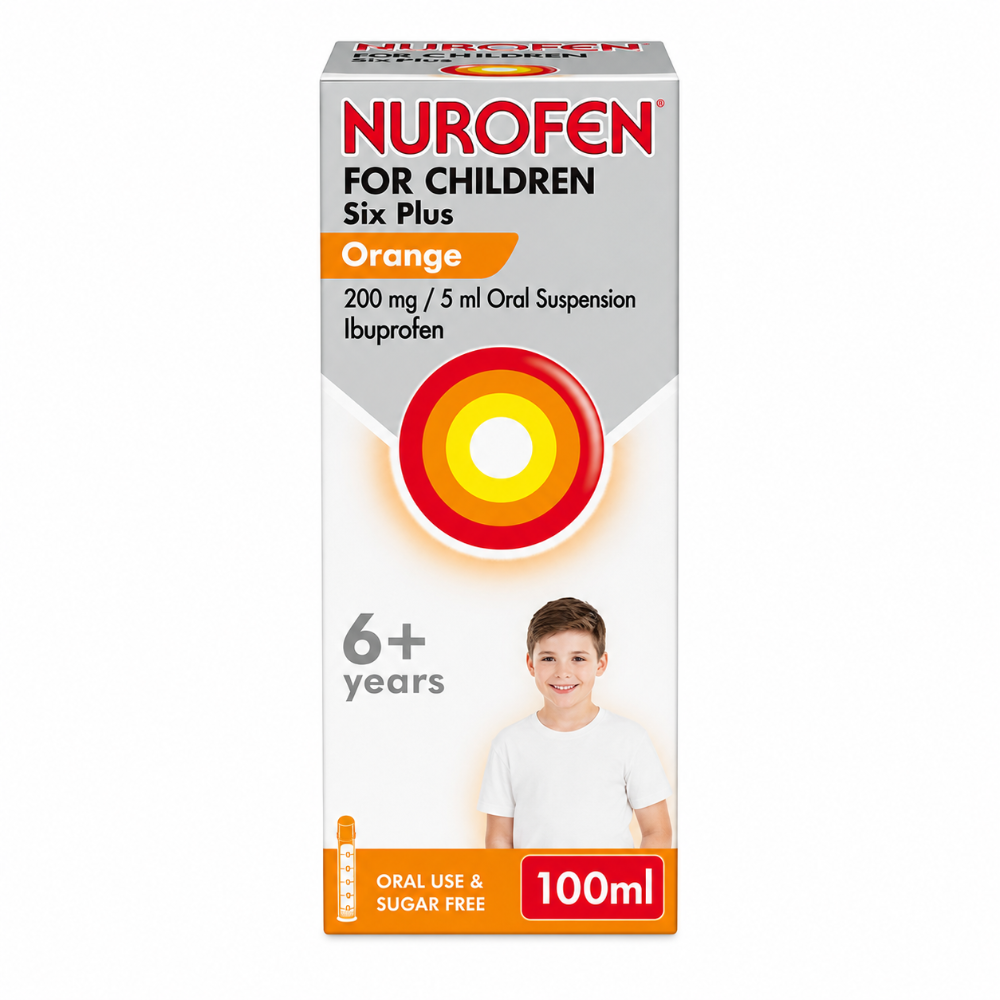Nurofen For Children Six Plus Orange - 100 ml