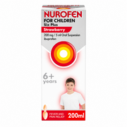 Nurofen For Children Six Plus Strawberry - 200ml