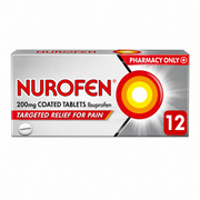 Nurofen (Ibuprofen) 200mg Tablets  - 12 Pack
