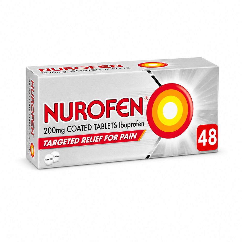 Nurofen (Ibuprofen) 200mg Tablets  - 48 Pack