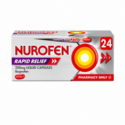 Nurofen Rapid Relief 200mg Liquid Capsules - 24 Pack