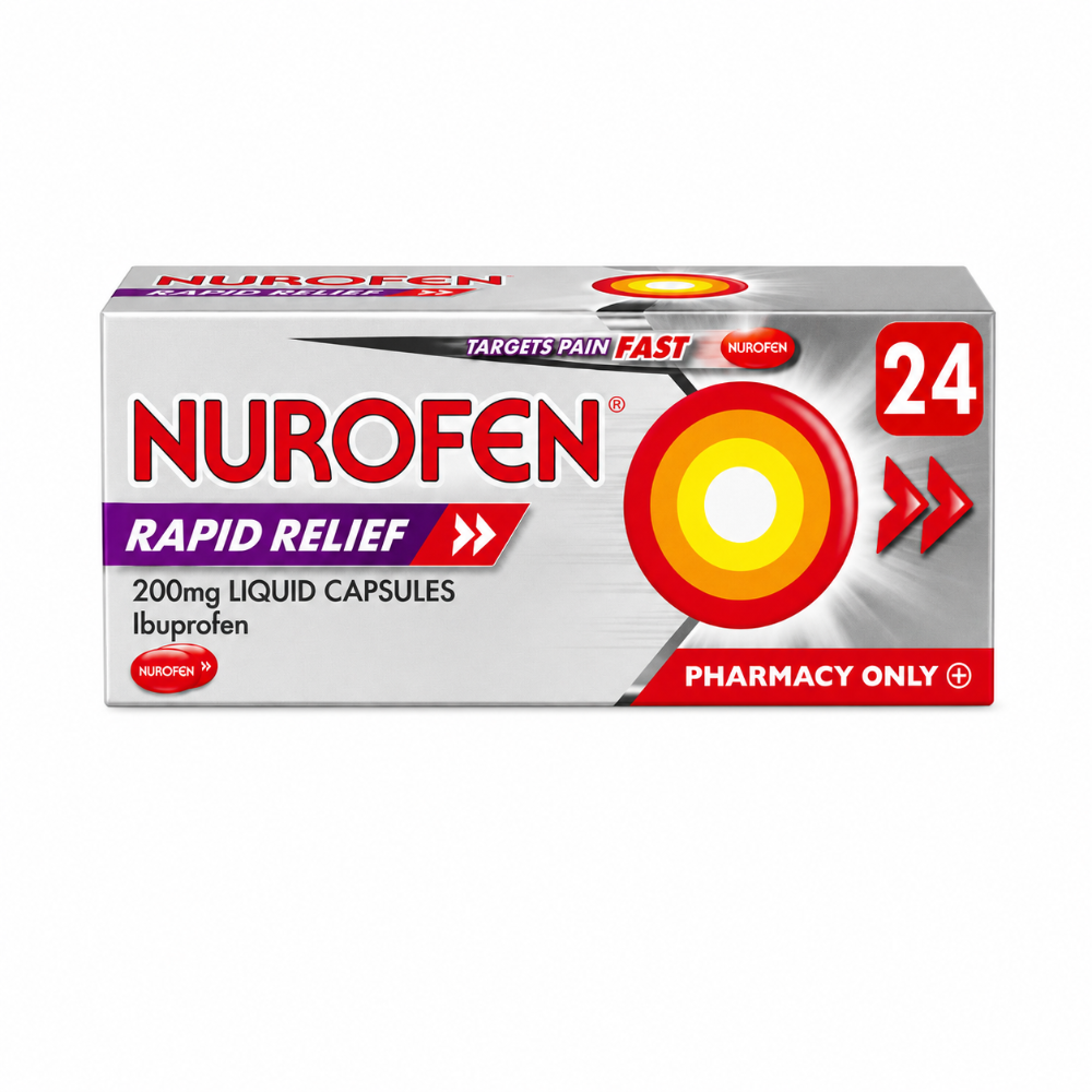 Nurofen Rapid Relief 200mg Liquid Capsules - 24 Pack