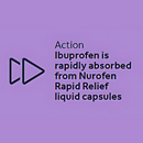 Nurofen Rapid Relief 400mg Max Strength Liquid Capsules - 20 Pack