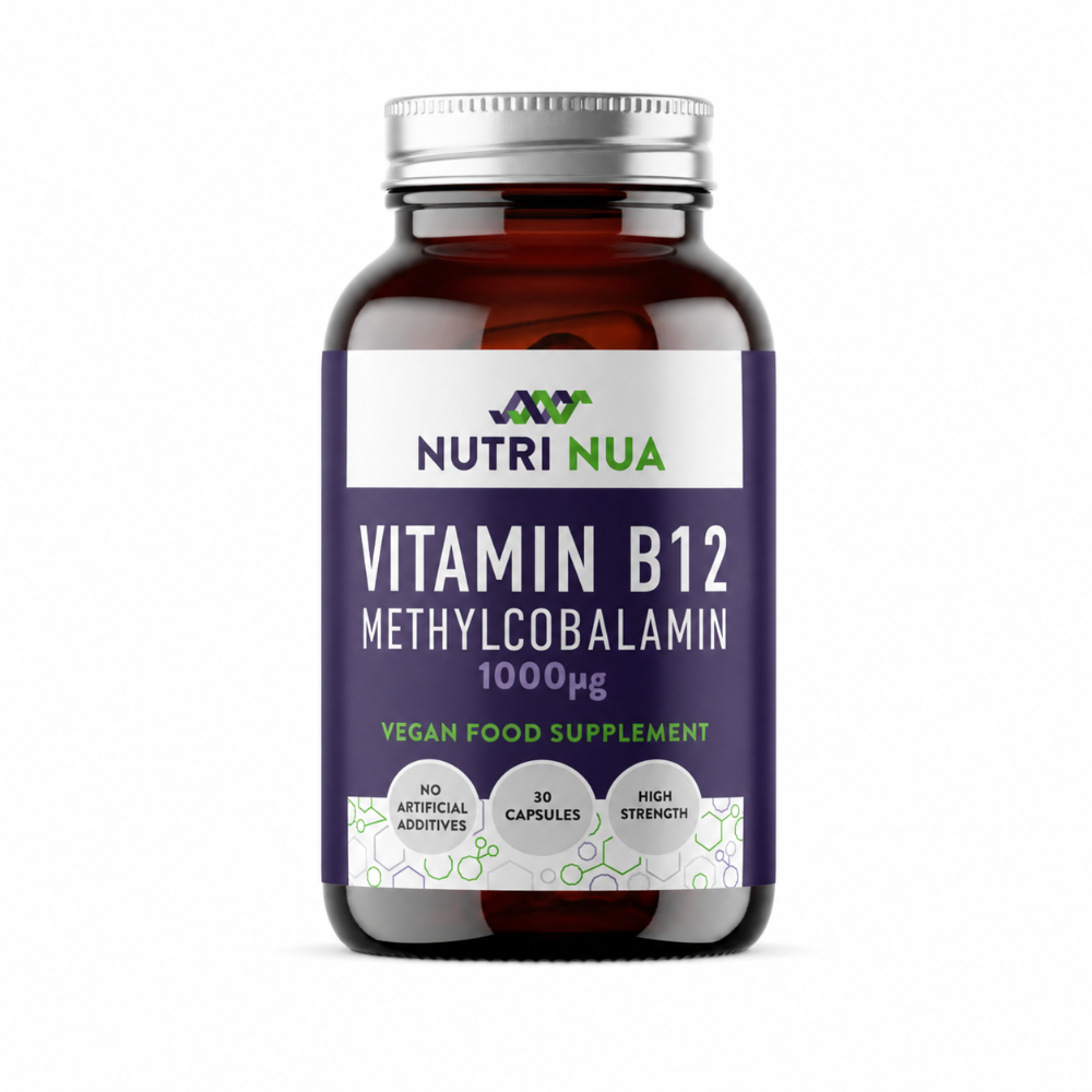 Nutri Nua Vitamin B12 Methylcobalamin 1000mcg Vegan Capsules - 30 Pack