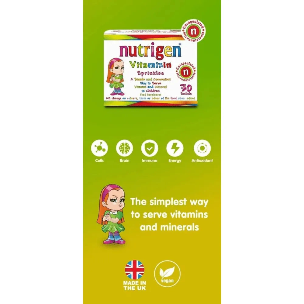 Nutrigen Vitamixin Sprinkles Multivitamin and Mineral Powder - 30 Sachets