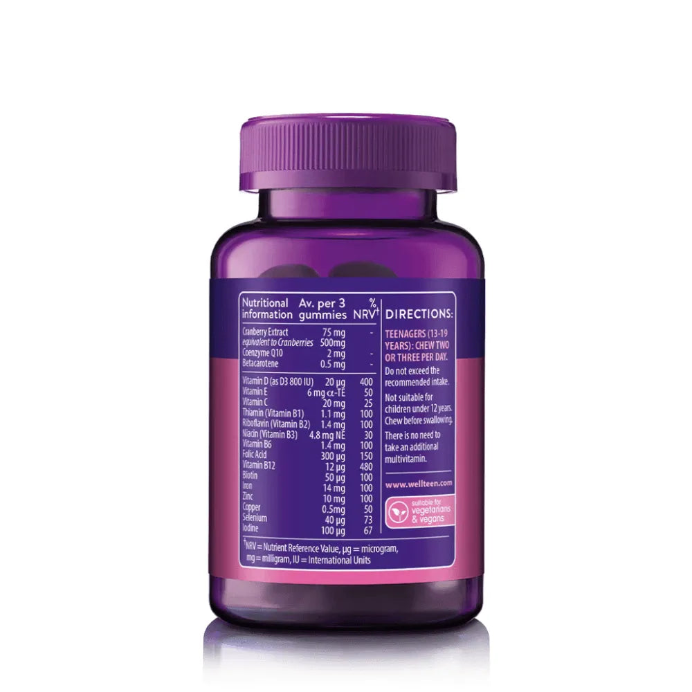 Vitabiotics Wellteen Her Multivitamin Gummies - 60 Pack