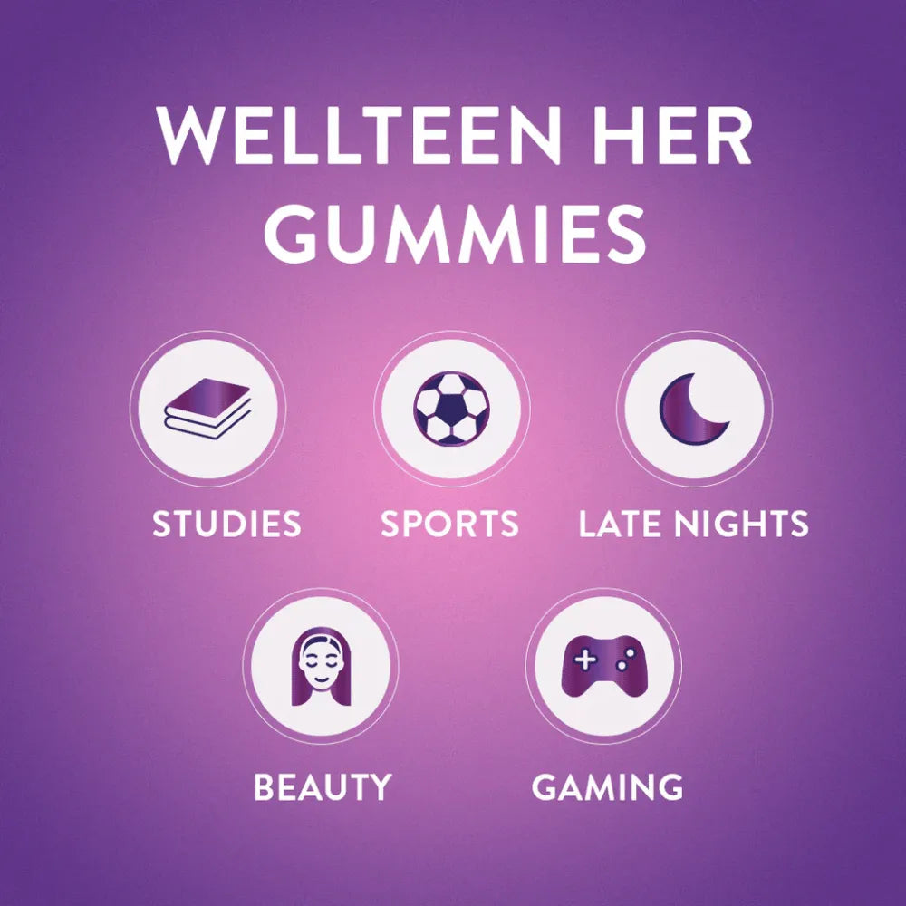 Vitabiotics Wellteen Her Multivitamin Gummies - 60 Pack