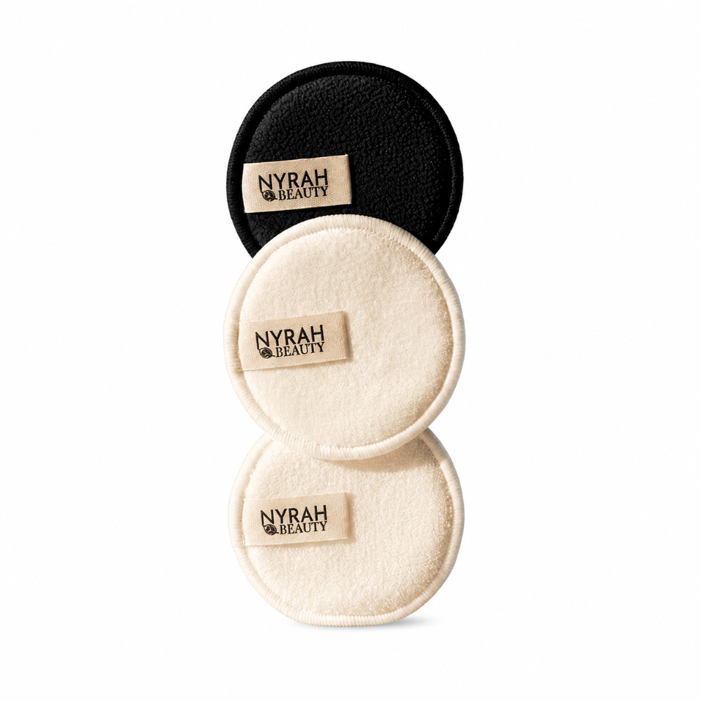 Nyrah Beauty Makeup Removal Pad Set – With Mesh Bag